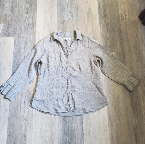 Linen Foxcroft nyc Button Down Shirt - Picture 6 of 15